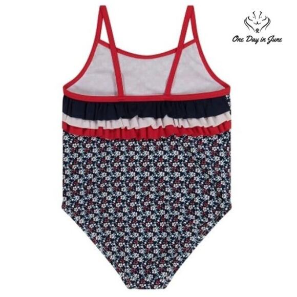 Kiko & Max Ruffle one Piece Swimsuit Size 3T - Picture 2 of 4